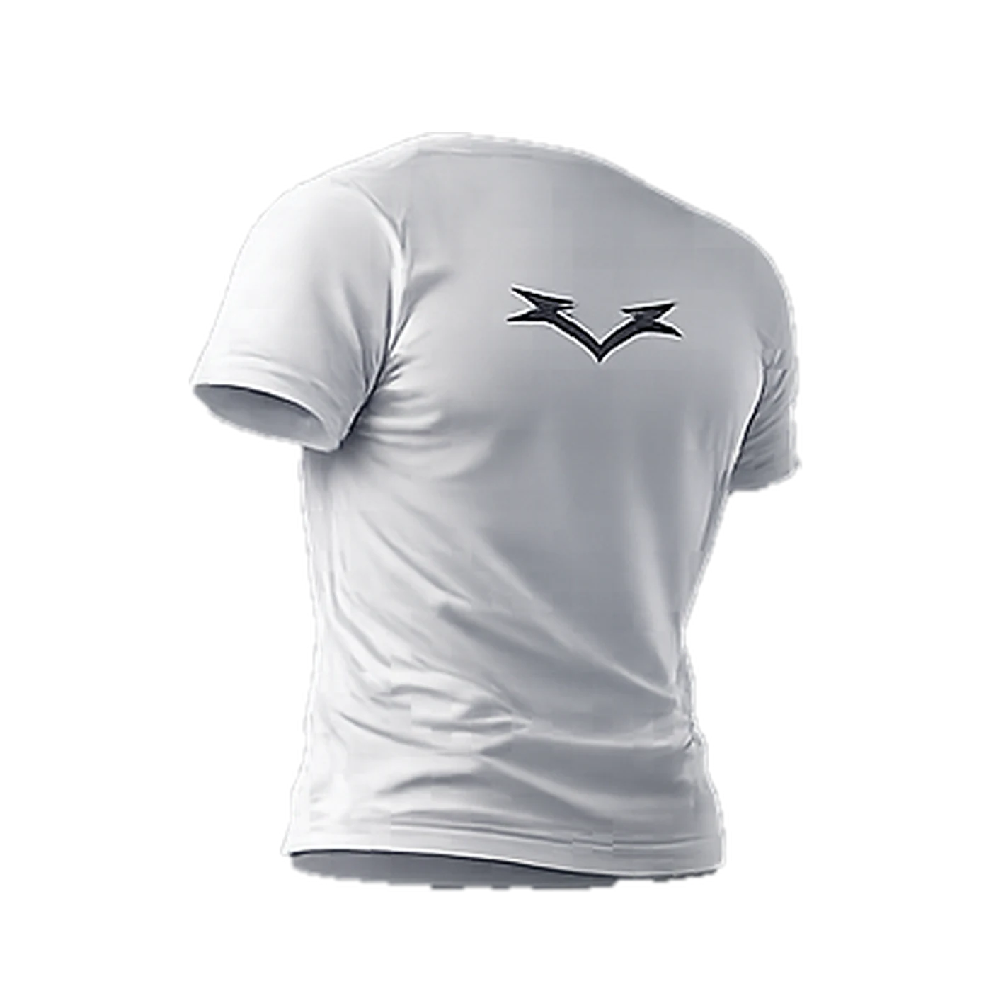 Camisa branca costas ângulo